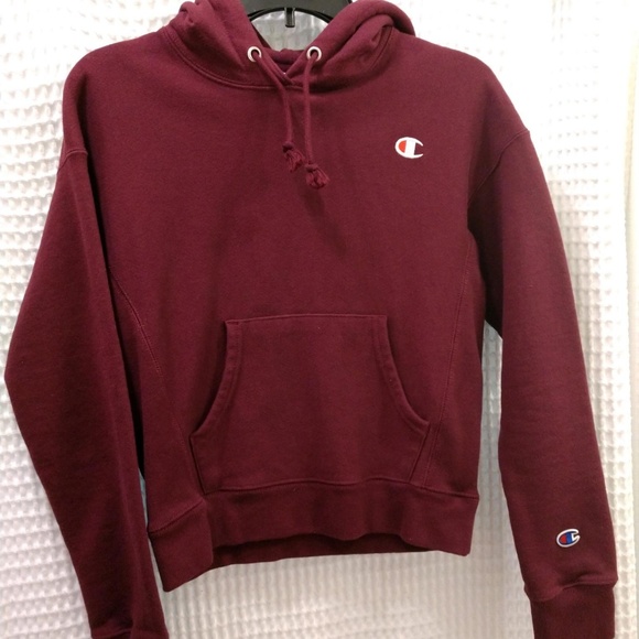Champion Tops - Champion Reverse Weave XS Burgundy Hoodie